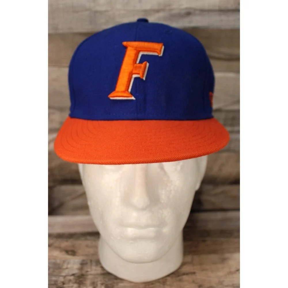 New Era University of Florida Fitted Hat 59Fifty‎ Size 7 3/8